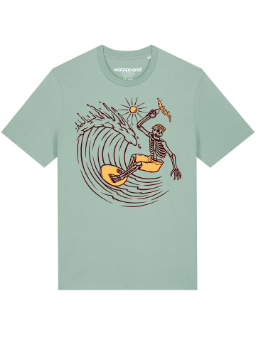 wat? Apparel T-Shirt Surfing for life in Aloe