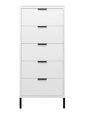 58 aufm Kessel KOMMODE Erna 51x45x123 Kreidegrau matt Lack