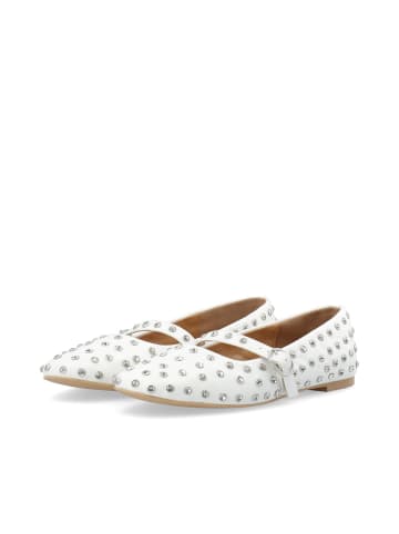 Bianco Mary Jane Schuhe in White