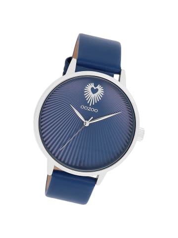Oozoo Analog-Armbanduhr Oozoo Timepieces blau groß (ca. 42mm)