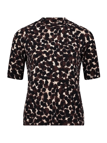 Betty Barclay Printshirt mit Stehkragen in Braun/Beige