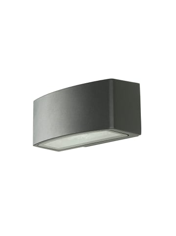 Licht-Erlebnisse Außen Wandlampe (B)22 x (H)8.7 cm in Anthrazit