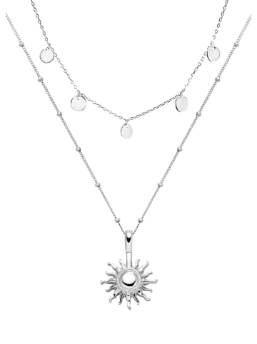 PURELEI Halsketten-Set Kailua 50-55 & 40-45 in Silver