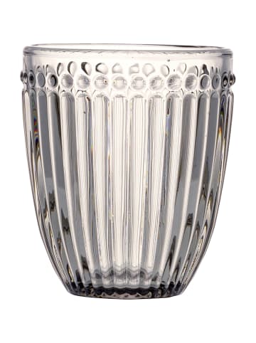 Greengate Wasserglas Alice in grau