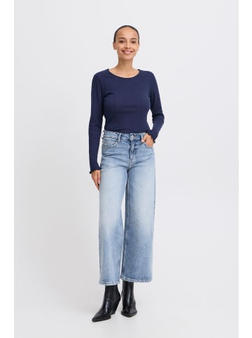 b. young Langarm BYUNICA Slim fit in Navy Blazer