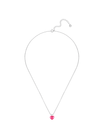 Glanzstücke München Kette Herz aus Sterling Silber mit Lab Grown Diamond in silber