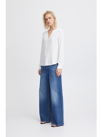 ICHI Langarm-Bluse IHMAIN Regular fit in Cloud Dancer