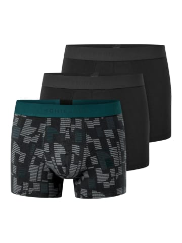 Schiesser Retro Short / Pant 95/5 Cotton in Schwarz / grau
