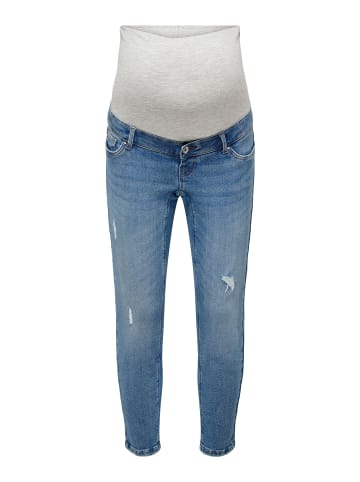 ONLY Mom Jeans in Light Blue Denim