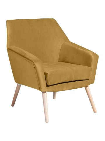 others SESSEL Kachka Bezug Samtvelour Buche natur / mais