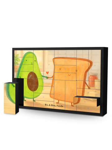Mr. & Mrs. Panda Adventskalender Avocado Toast Design ohne Spruch in Weiß