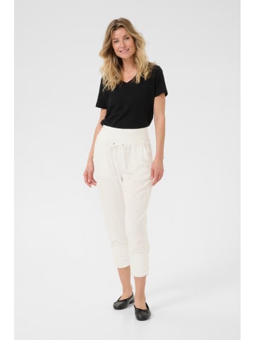 Cream Casual Hose CRLinee Loose fit in Marshmallow