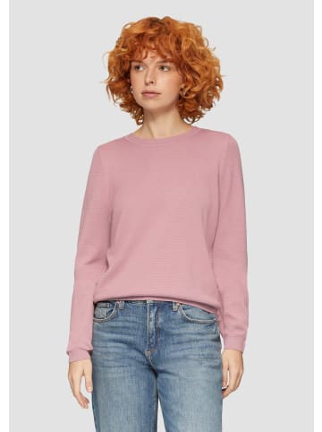 QS Strickpullover langarm in Pink