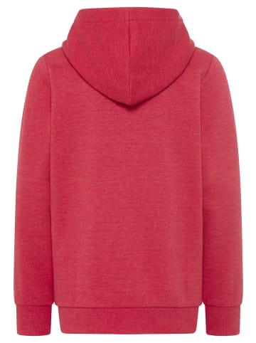 H.I.S. Kapuzensweatshirt in rot meliert