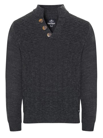 Threadbare Stehkragenpullover Kelley in Charcoal