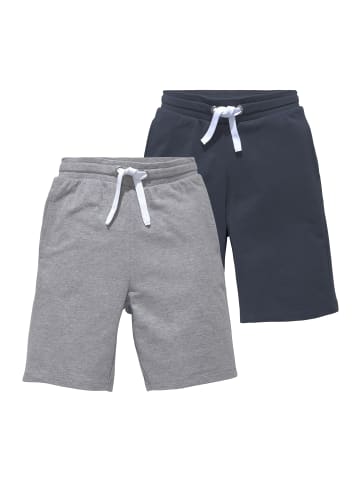 Kidsworld Sweatshorts in marine/graumeliert