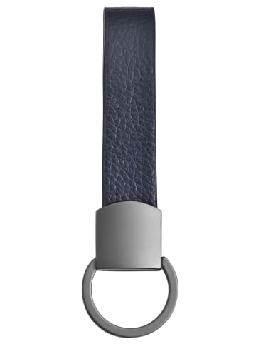 Adeliás Unisex Anhänger – Schlüsselanhänger aus Leder in blau