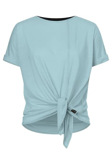 super.natural Merino T-Shirt W JP KNOT TEE in blau