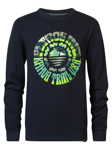 Petrol Industries Sweater mit Aufdruck Vacationeer in Blau