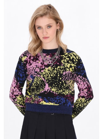myMo ROCKS Women Sweater in black multicolor