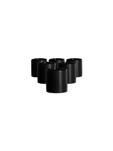 Ritzenhoff & Breker 6er Set Teelichthalter Onyx in Schwarz ø 8 cm in schwarz