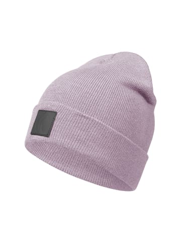 Occulto Winter Mütze Beanie Schwarz Label in Lavender
