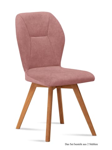 58 aufm Kessel ESSZIMMERSTUHL (2er-Set) Donia 51x92x60 Eiche geölt/Espresso