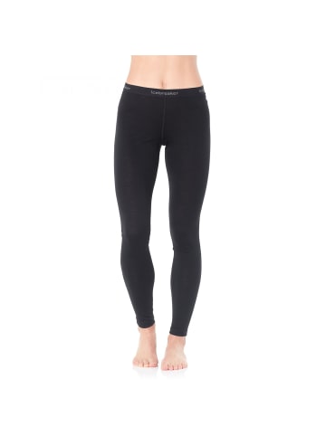 icebreaker Leggings 200 Oasis in Schwarz