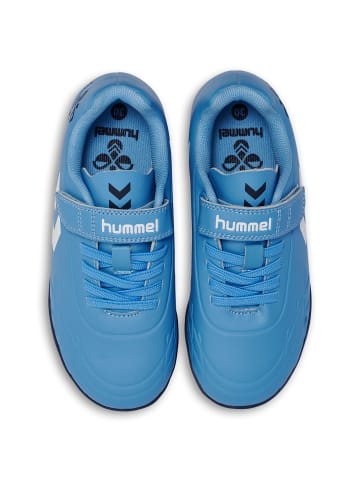 Hummel Elastische Schnürsenkel Fußball Schuh Top Star Kinder in LICHEN BLUE