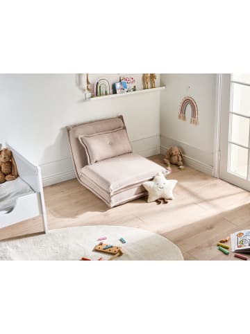 Beliani Einzelsofa DELLEN in Beige - (W) 75 x (H) 72 x (L) 80 cm