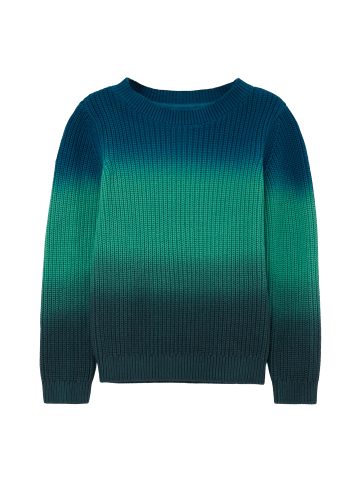 s.Oliver Strickpullover langarm in Blau-mehrfarbig