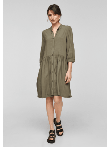 QS Einteiler Kleid kurz in Olive