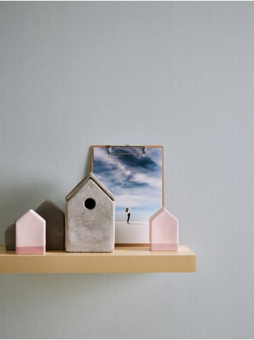 A.S. Création Tapete Pure Linen in Hellblau