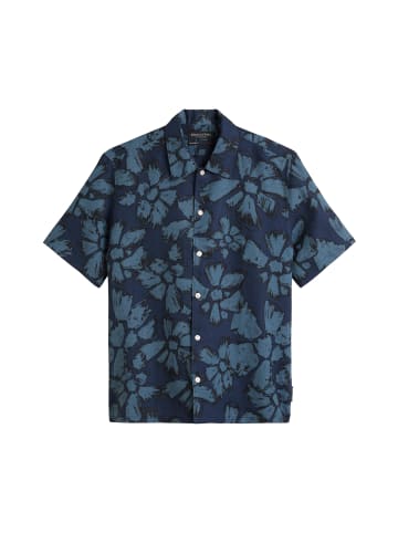 Marc O'Polo Kurzarm-Hemd regular in mulit/dark navy
