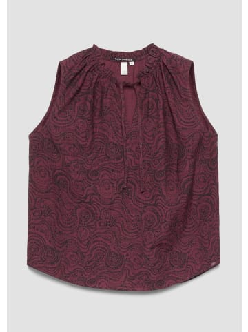 QS Bluse in 49A0_bordeaux