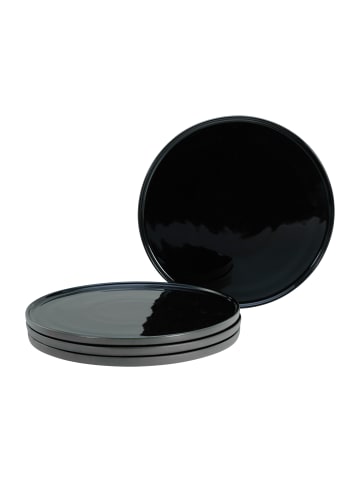 CreaTable Speiseteller  Ø 26 cm in Schwarz in Schwarz