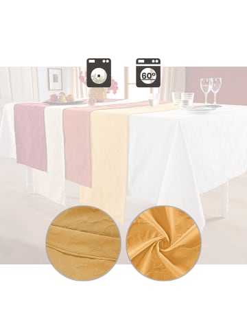 Erwin Müller Jacquard Tischdecke Düsseldorf in gelb