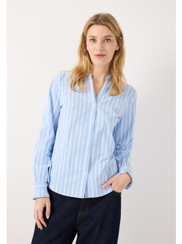 More & More klassische, gestreifte Langarmbluse in stripes blue/white