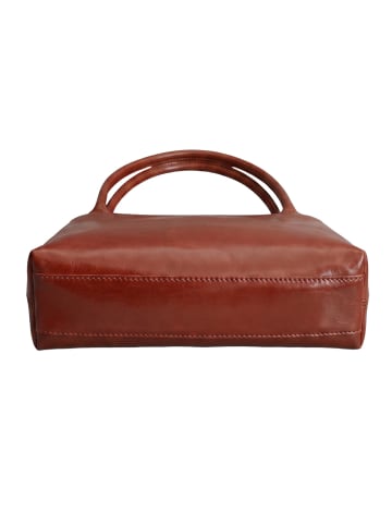 Viola Castellani Schultertasche in S23 DARK BROWN