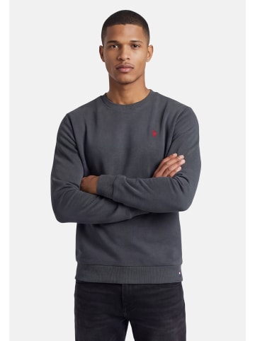 U.S. Polo Assn. Pullover USJaxxon – Herren Sweatshirt mit Rundhalsausschnitt in Dark Grey