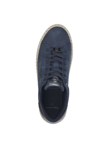 Tamaris Plateau Sneaker in Blau