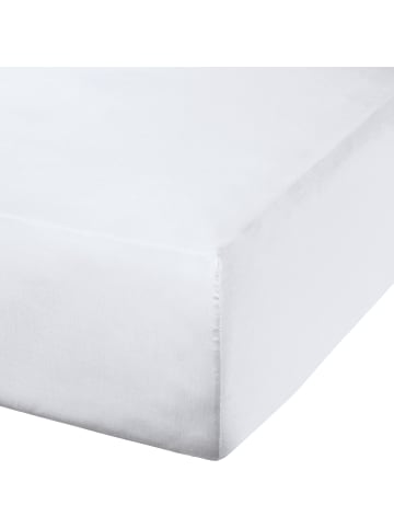 Erwin Müller Mako-Satin Spannbettlaken Landshut in weiß - kochfest