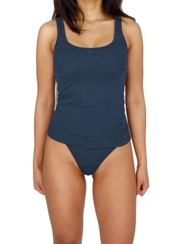 Normani Outdoor Sports Damen Merino Tanktop „Quilpie“ in Navy