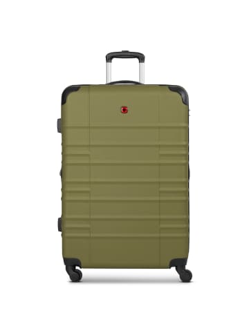 Wenger Amplar Evo 4 Rollen Trolley L 75 cm mit Dehnfalte in olive