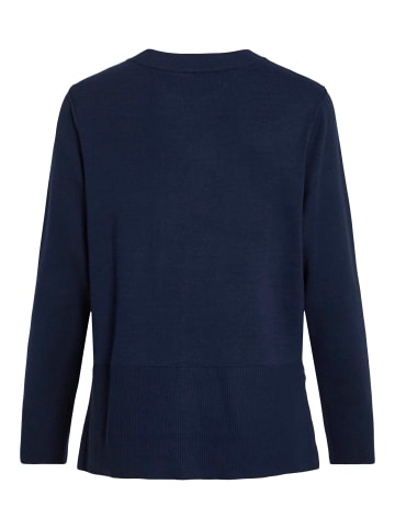 Vila Strickpullover in Navy Blazer