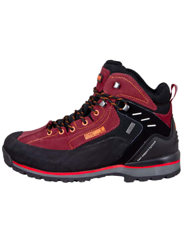 GUGGEN MOUNTAIN Wanderstiefel Gummikappe in Rot