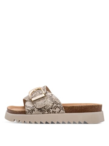 Tamaris Plateau Pantoletten in Beige
