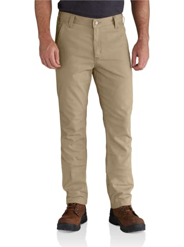 CARHARTT  Stoffhose "Rigby Straight Fit 102821" in Braun