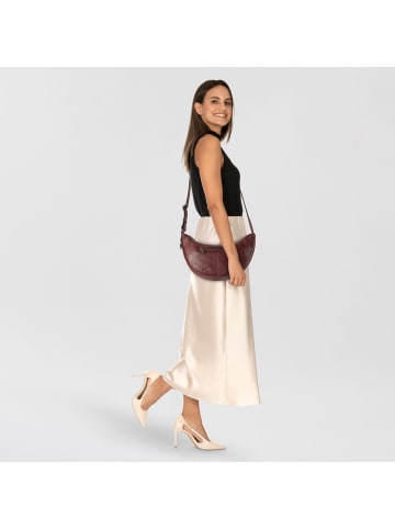 Liebeskind Berlin Moon Umhängetasche Leder 38 cm pomegranate