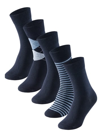 Schiesser Freizeitsocken Bluebird in nachtblau